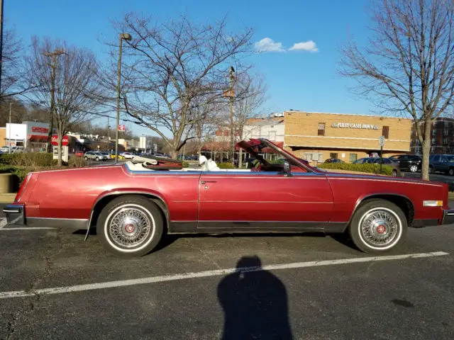 1984 cadillac eldorado biarritz convertible - 49,950 original miles extra clean!