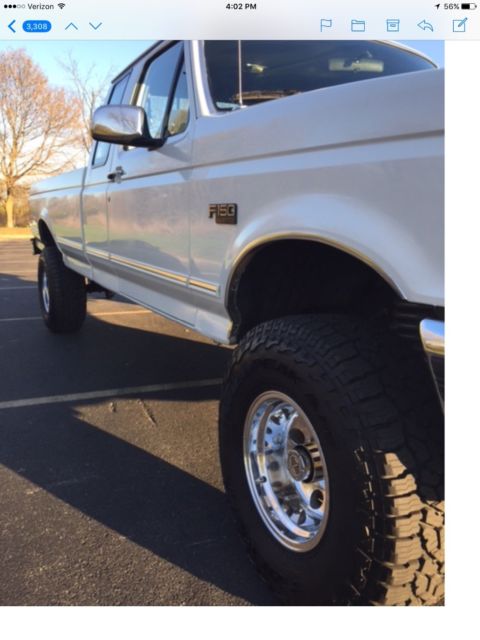 1992 ford xlt f-150 4x4 supercab 73k actual miles lifted