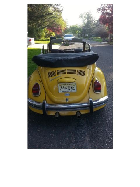 1972 volkswagen beetle convertable