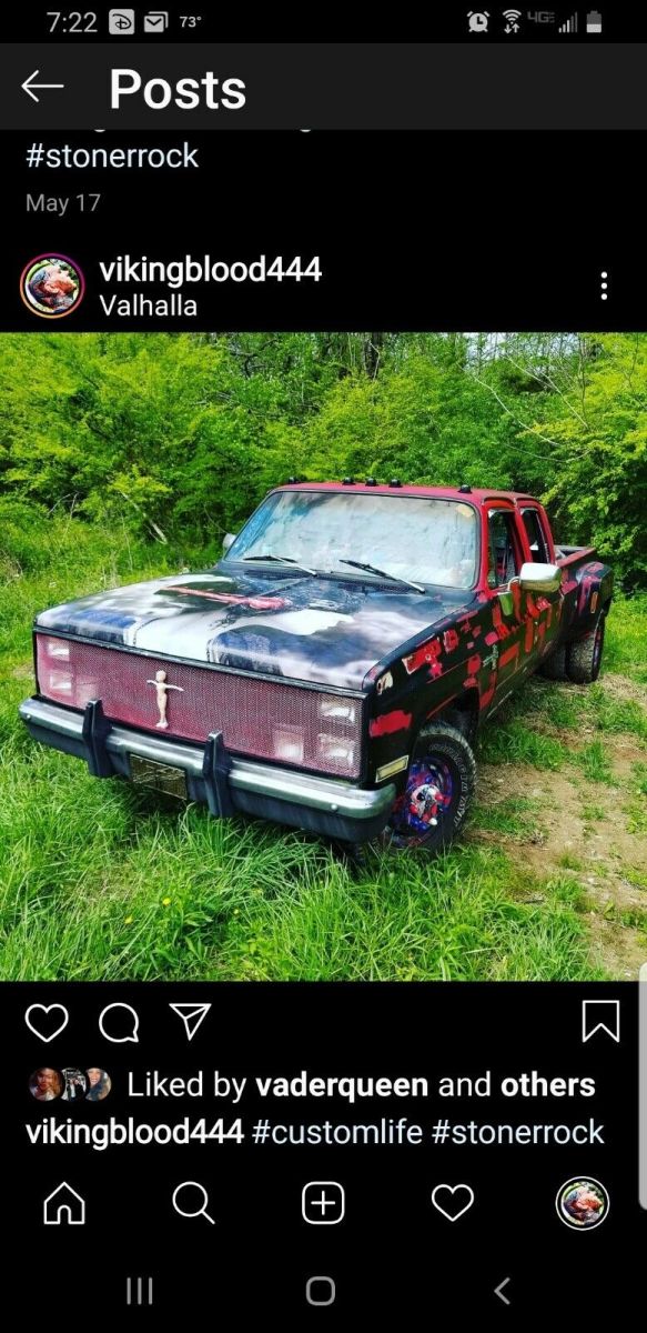 1984 chevrolet c30 pickup red rwd manual