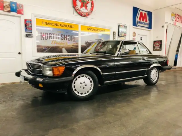 1987 mercedes benz 560 sl, black with 114,905 miles available now!