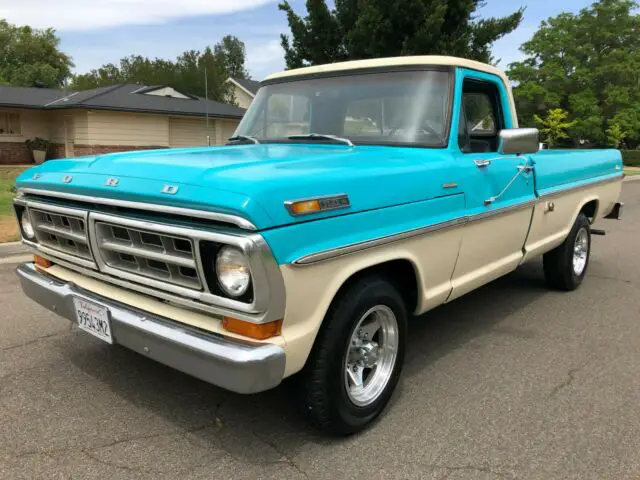1970 ford f250 -v8 360 - custom - see video - no reserve ! !