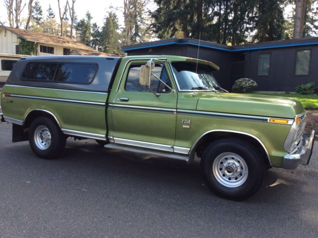 1975 ford f-250 3/4ton ranger xlt camper special 460 4bbl automatic a/c tow pkg