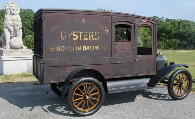 early 20th century baltimore oyster truck
