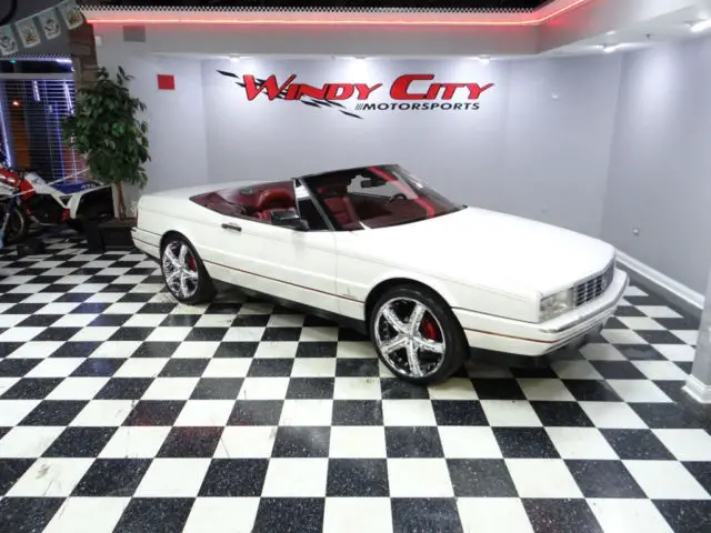 92 cadillac allante convertible only 74k custom sound chrome wheel super clean!