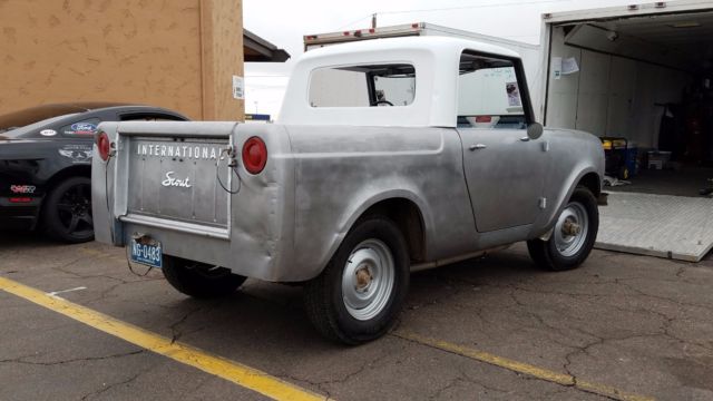 1965 scout 80 with half cab