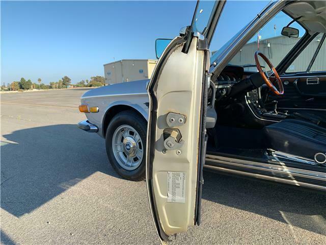 1973 bmw 3.0 cs silver for sale in sacramento, california