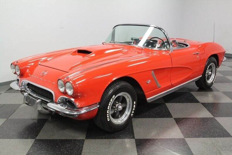 classic vintage chrome c1 vette chevy black soft top manual transmission