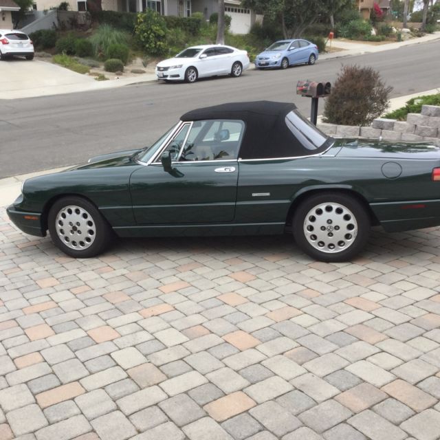 1993 alfa romeo spider veloce w/64k original miles
