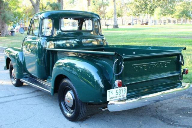 1951 chevrolet 3100 5 window 229 miles green pickup/truck 6 cyl manual
