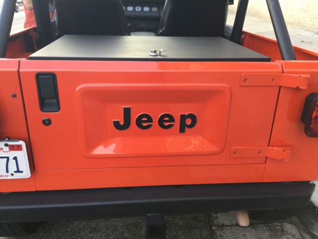 custom one of a kind 1991 jeep wrangler base sport utility 2-door 4.0l