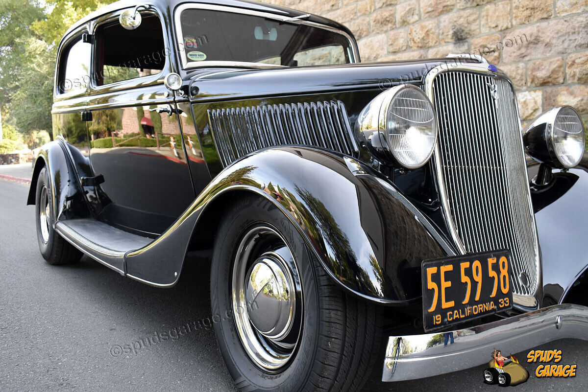 1933 ford deluxe tudor "3-owner sonoma california history" 283v8 brizio chasis