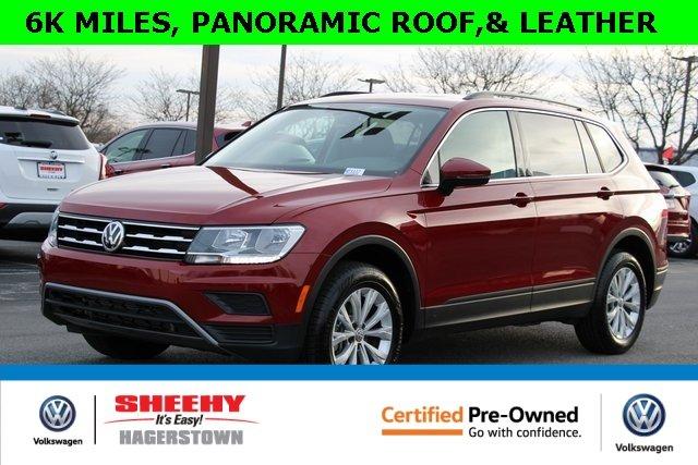 certified 2019 volkswagen tiguan se hagerstown, md 21740 for sale in hagerstown, maryland
