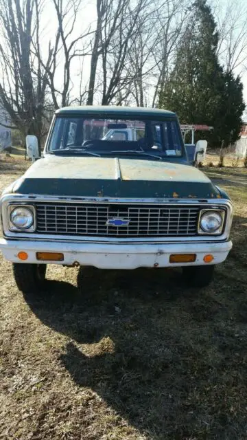 1971 k20 3/4 ton 4x4 4wd chevy suburban v8