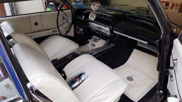 black 64 impala ss white interior