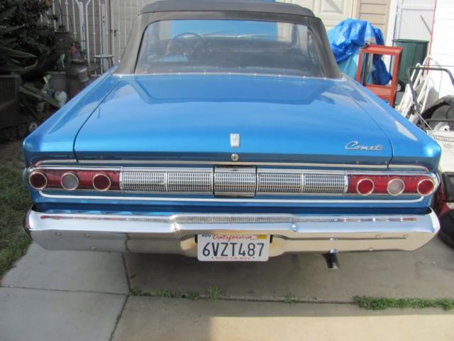1964 mercury comet convertible caliente nice ! low 64k original miles automatic