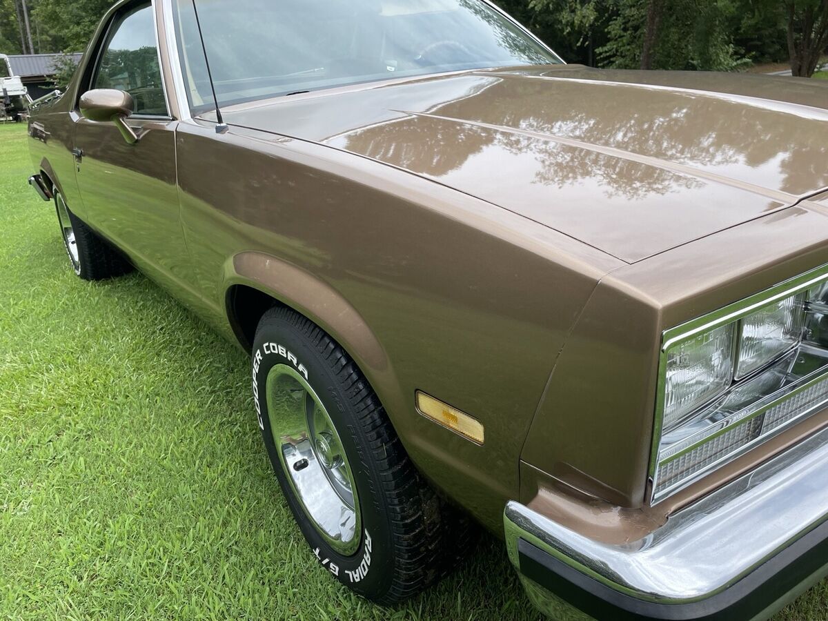 1985 gmc caballero pickup brown