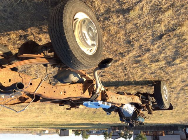 1978 ford f-250 4x4 crew cab short bed rolling chassis