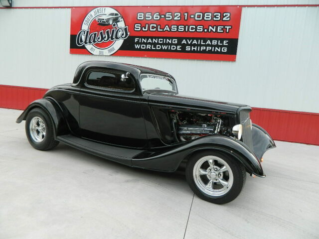 1934 ford 3 window hot rod - street rod black vintage ac * financing available *