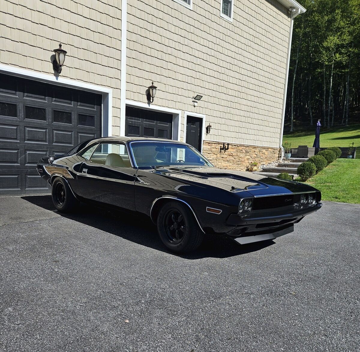 1970 dodge challenger coupe black rwd automatic 340