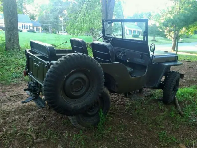 willy's 1947 cj2a jeep, all original, one of a kind, barn find!