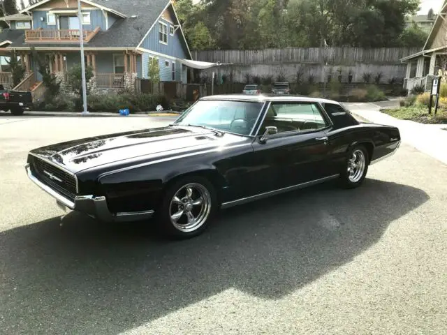 1967 ford thunderbird landu, black, restored, 2 door, hard top, 390 v8, clean