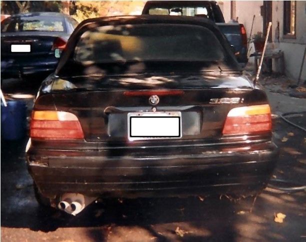 1994 bmw 325i black convertible needs paint & tlc