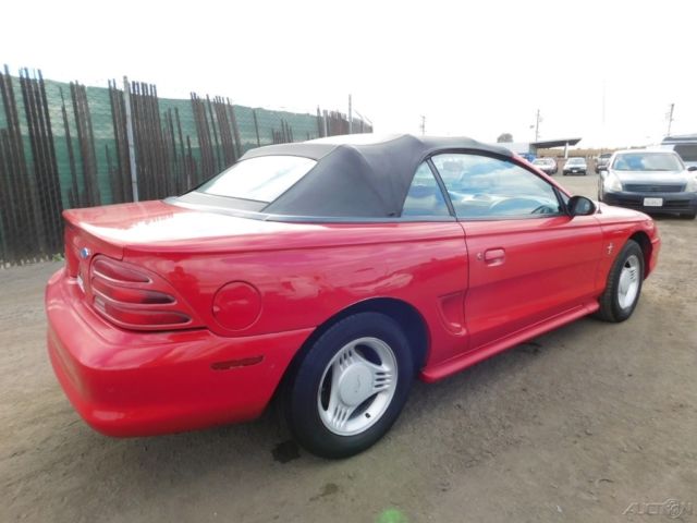 1994 ford mustang used 3.8l v6 12v automatic convertible no reserve