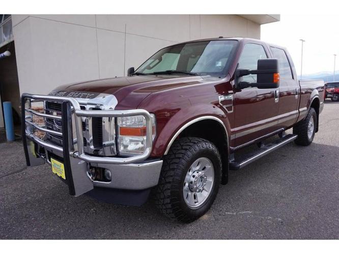 2010 ford f-250 super duty lariat 4x4 lariat 4dr crew cab 6.8 ft. sb pickup for sale in butte, montana