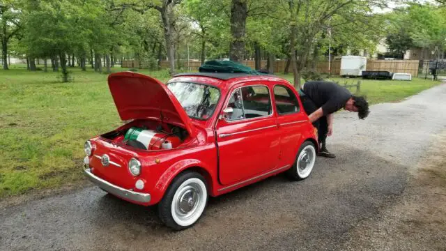 1964 fiat 500 d trasformabile 650 engine rare