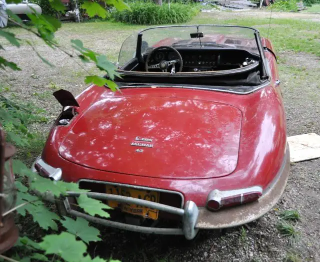 1966 jaguar series i e-type (xke) roadster, 48953 miles, #s match, survivor, nr!