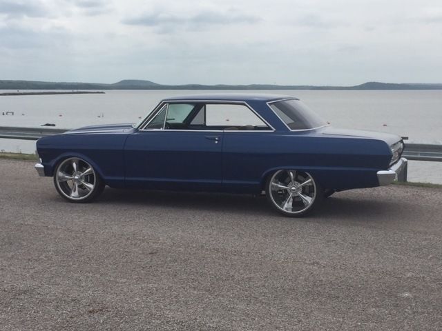 souped up 1965 nova with awesome customizations