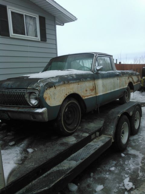 1963 ford ranchero project car ratrod hotrod barnfind