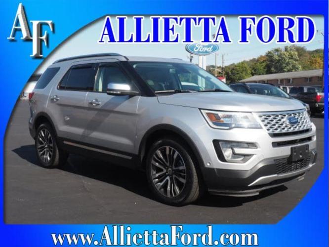 2017 ford explorer platinum awd platinum 4dr suv for sale in wellsburg, west virginia