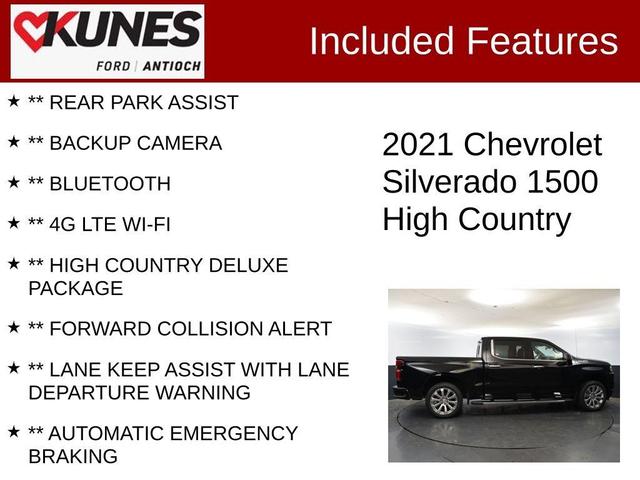 2021 chevrolet silverado 1500 high country