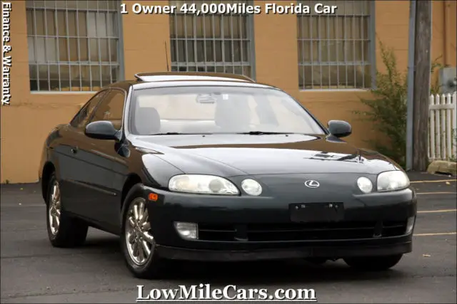 rare low miles 1992 lexus sc400 florida car 1 owner 44k