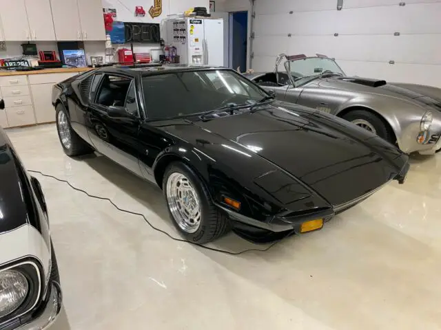 1972 detomaso pantera pre l model, black on black no rust frame off restoration
