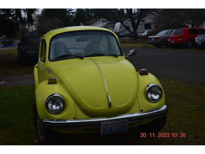 1973 volkswagen super beetle in sedro woolley, washington