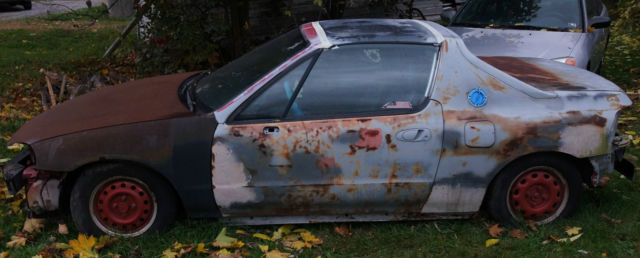 106k honda crx civic del sol running project + many new parts - 95% complete