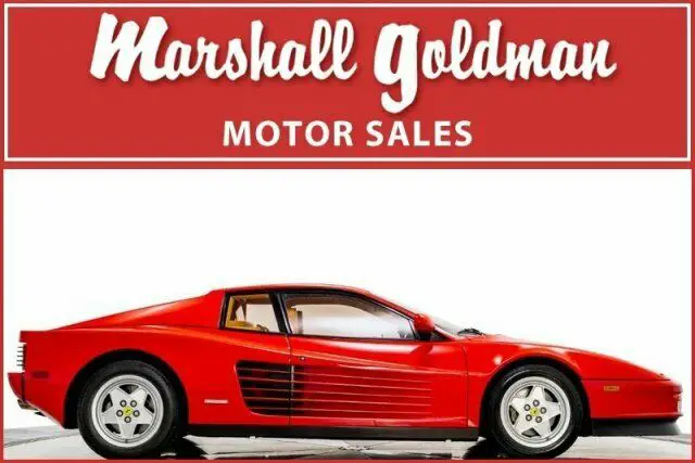 1991 ferrari testarossa 2d coupe 4.9l dohc v12 manual