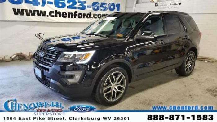 2017 ford explorer sport awd sport 4dr suv for sale in clarksburg, west virginia