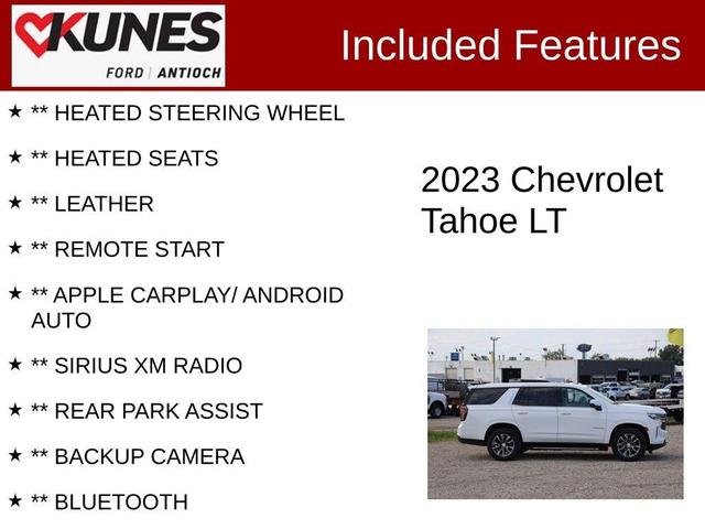 2023 chevrolet tahoe lt