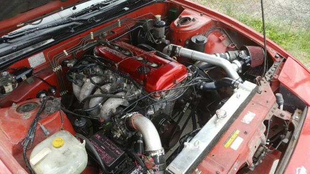 nissan 240 drifter w/extra sr20det red
