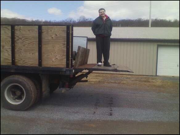 1984 international flatbed with parts truck