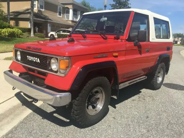 1988 toyota land cruiser lj73 2.4l turbo diesel 4x4 5 speed no reserve