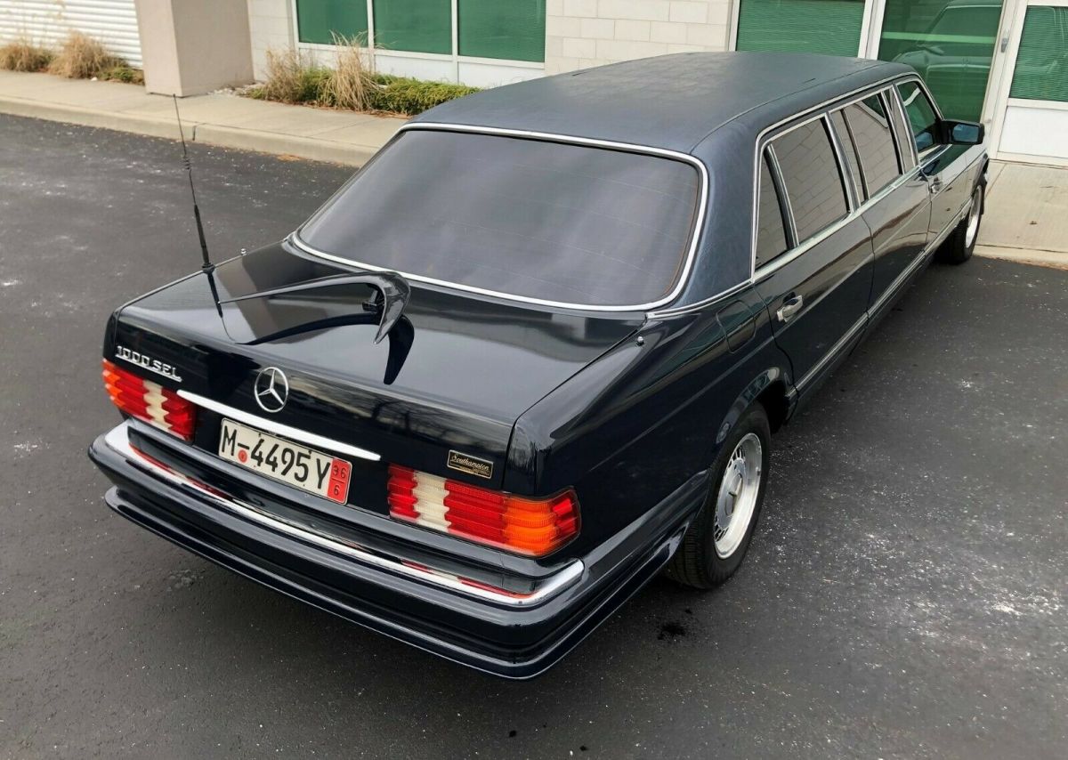 1987 mercedes-benz 1000sel limousine