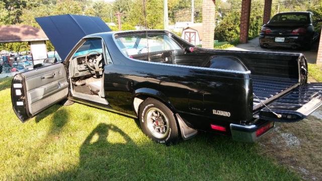 1987 blk el camino conquista ** all original parts ** must sell elderly owner nr