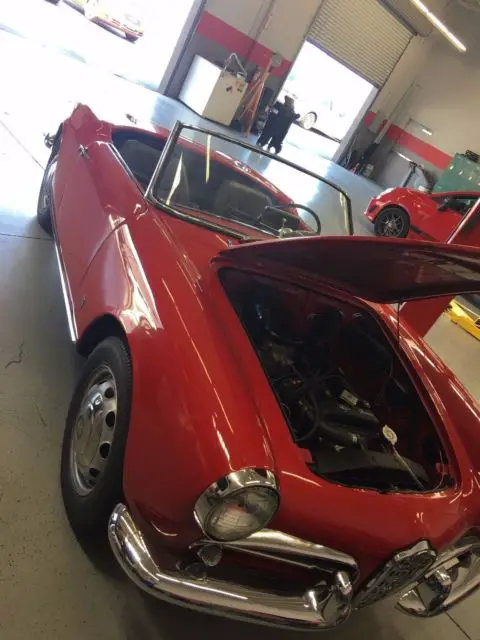 1958 alfa romeo giulietta veloce spider 750f, pininfarina designed body