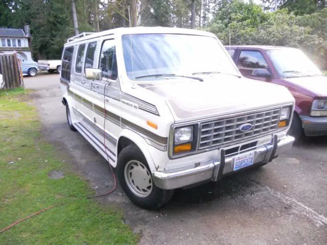 1987 ford e 150 conversion van wagon 5.0 deluxe half ton automatic by bivouac