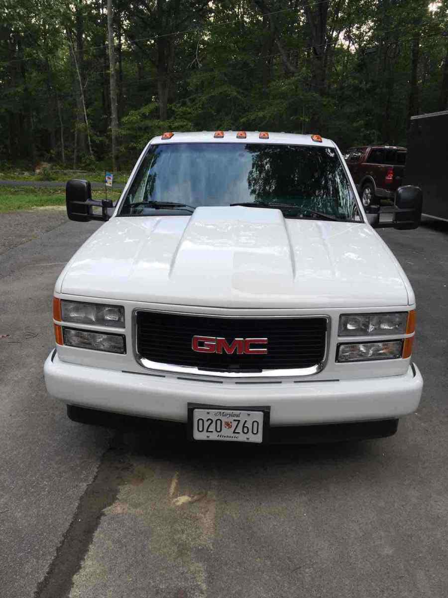 1994 gmc c3500 pickup white rwd automatic c3500